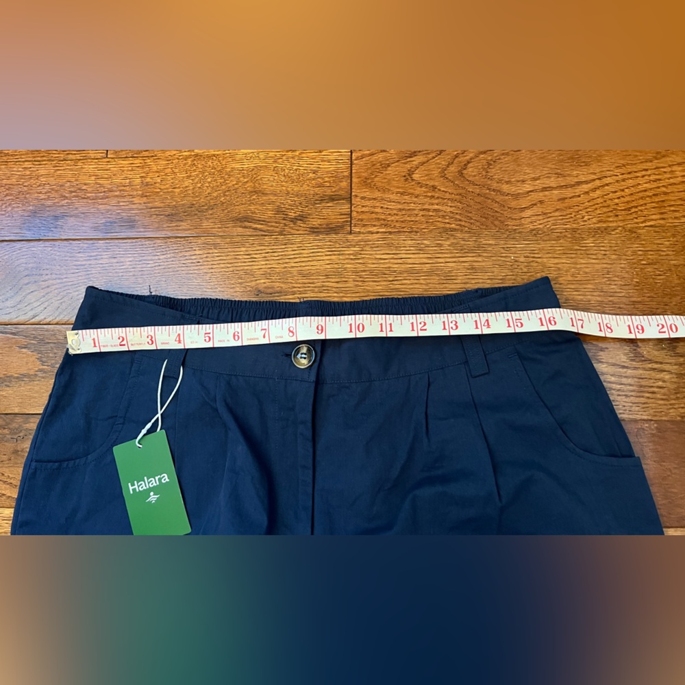NWT- Halara Womens High Waisted  Side Pockets Casual Joggers Navy Sz L - Picture 4 of 7